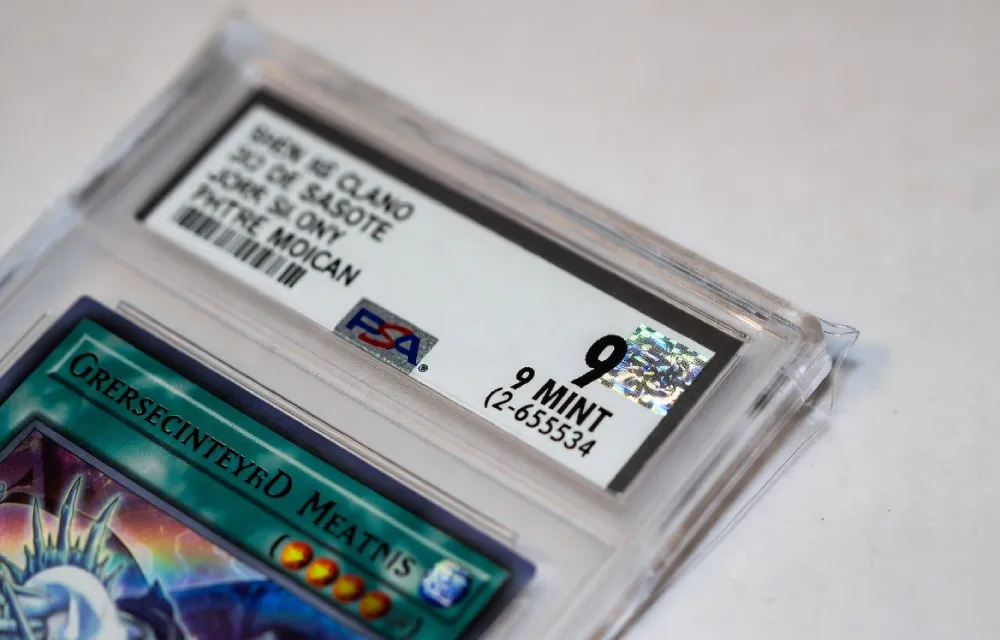 fremvisning af psa slap med værdisættelse/grading